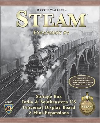 Mayfair Games Steam Map Expansion #5 Boxcar MFG45615