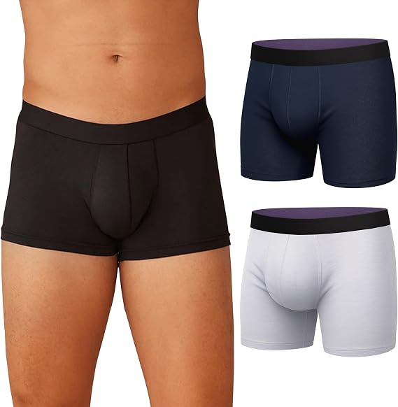 MeUndies Men's Trunks 3-Pack, 3" Inseam, Breathable UltraModal Fabric