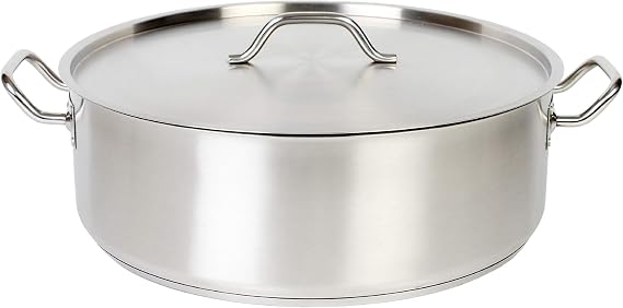 Thunder Group Stainless Steel Brazier, 20-Quart