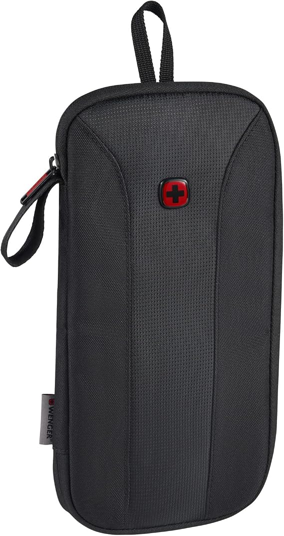WENGER Travel Document Organizer, Seyahat Aksesuarı Cüzdan Unisex Yetişkin, Siyah (Siyah), TU, siyah, TU, Wenger, Seyahat Belgesi Düzenleyici, Siyah (R)