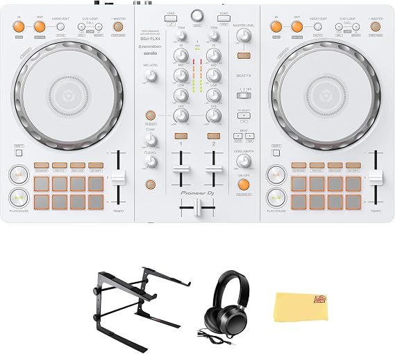 Pioneer DJ FLX4 2-Channel DJ Controller - White