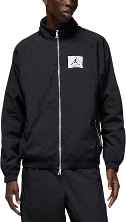 Nike Jordan Essentials Mens Statement Warm-up Jacket Medium, Black
