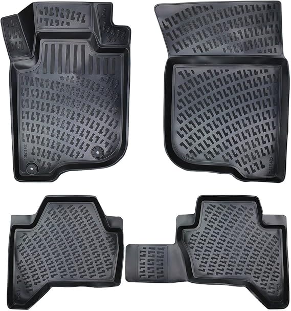 Rizline Mitsubishi L200 2005-2018 İle Uyumlu 3D Araca Özel Havuzlu Paspas Bmy
