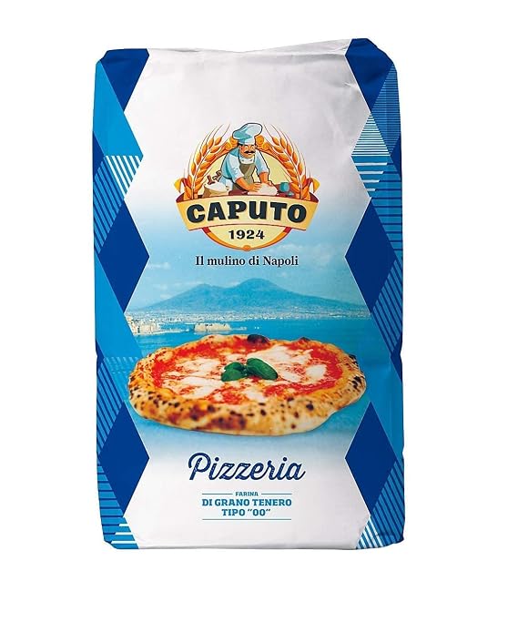 Antimo Caputo Pizzeria Flour Blue Bulk Bag, Italian Double Zero, All Natural Wheat for Authentic Pizza Dough, Bread, Pasta, 55 lb