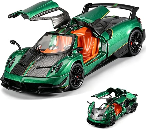 Toy Car Model 1/24 Diecast Cars Collectible Car Model Kit for Adults