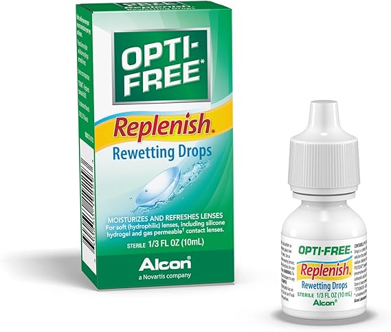 OPTI-FREE Puremoist Contact Rewetting Drops - 12 mL