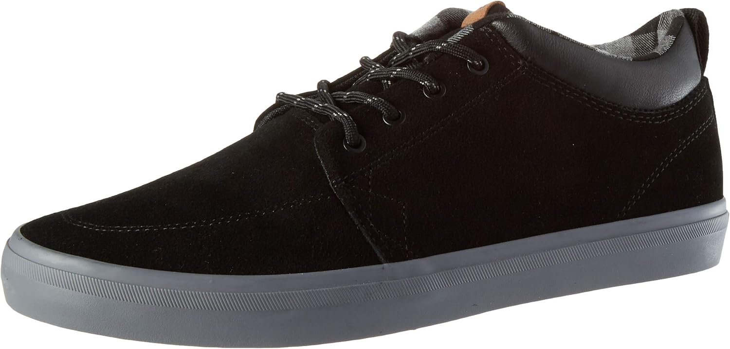 Globe mens Skate Shoe, BlackCharcoalPlaid, 8 US