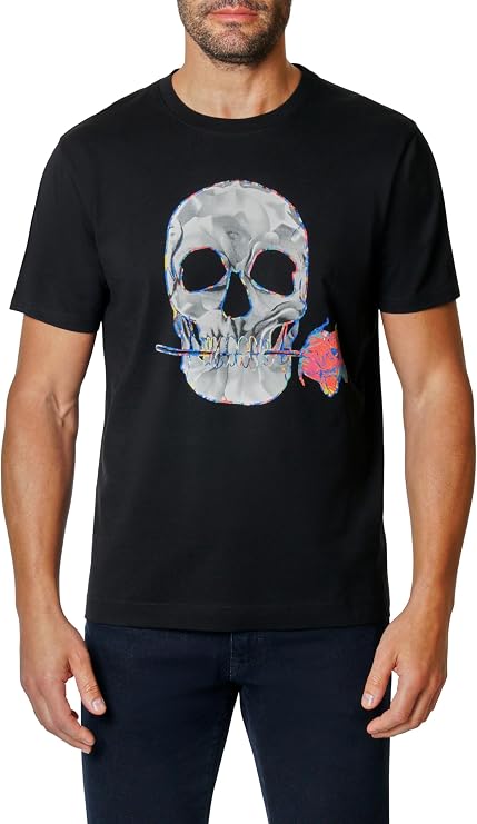 Robert Graham Mens The Good Life Short-Sleeve Graphic Tee, 100% Cotton T-Shirt, Classic-Fit & Richly Detailed for Wear