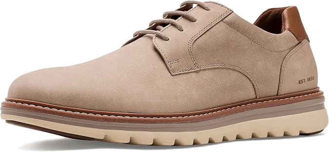 Johnston & Murphy Men's Braxton Plain Toe Lace-Up Dress Casual Oxford