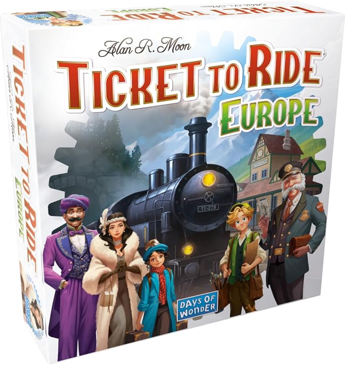 Ticket to Ride Europe Board Game (2026 Refresh)
