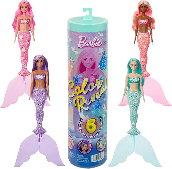 Barbie Color Reveal Mermaid Series Doll & Accessories