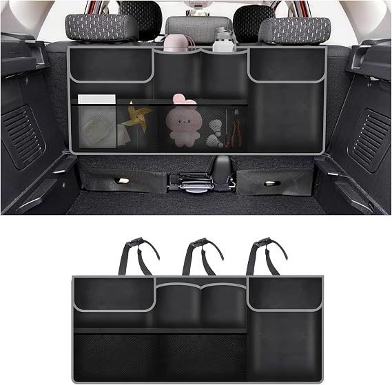 Hanging Trunk Organizer, Large Capacity SUV Trunk Organizer