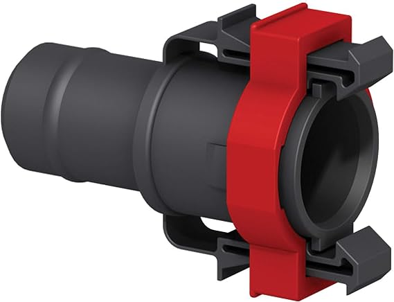 Flow-Rite MA-040 Qwik-Lok Socket 1-1/8" Fitting - Straight,Black