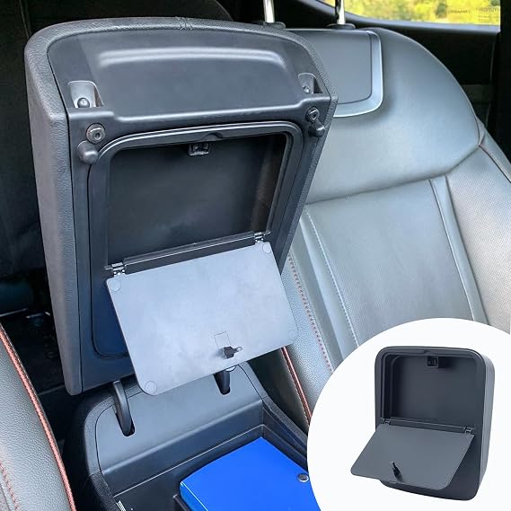 PIMCAR Center Console Hidden Organizer for Hyundai Santa Cruz 2026 2025 2024 2023 2022 Armrest Hidden Storage Box Secret Compartment Press to Open and Close