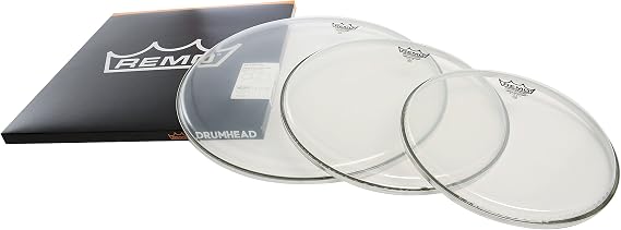 Remo Drum Head Pack Ambassador, Clear, Rock: 10",12",16"