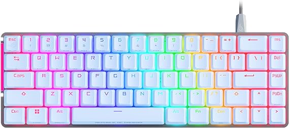 ASUS ROG Falchion Ace Gaming Keyboard 65% Layout / ROG NX Mechanical Switch / Dual USB-C / Final Fantasy XIV Recommended Model / Touch Panel / US Layout / Cover Case Included / ROG Switch Stabilizer / Noise Cancelling Foam / FPS
