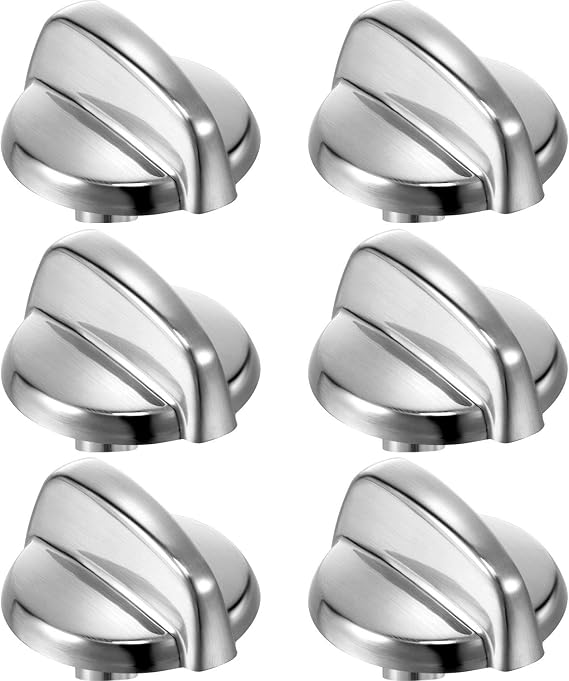 Gejoy 6 Packs WB03T10325 Burner Control Knobs Compatible with GE Stove