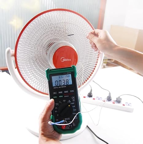 MGL MASTECH MS8217 MS8229 Digital Multimeter Meter AC/DC Voltage AC/DC Current Resistance Capacitance Tester with Temperature Measurement(MS8229)