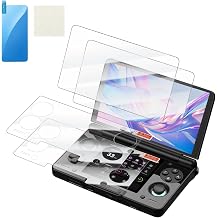 2 Set Dual Screen Handheld Console Screen Protector for Ayn Thor Handheld Console Screen Protector [New Version 2026] Tempered Glass 9H Scratch-resistant HD Protective Upper and Bottom Screen Protectors