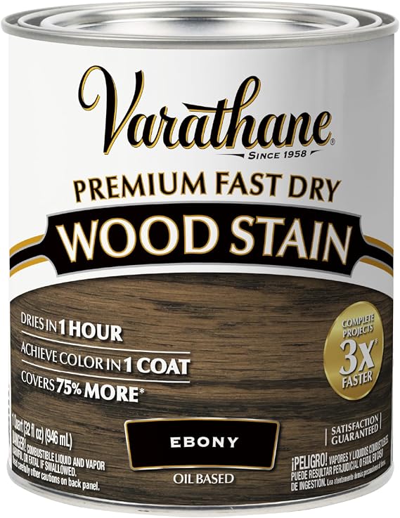 Varathane Premium Fast Dry Ebony Wood Stain