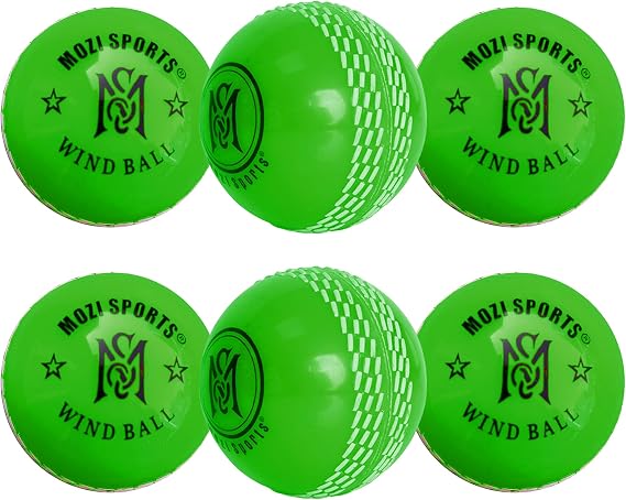 Wind Cricket Balls - Indoor & Outdoor Soft Training Cricket Balls for Skills Coaching Practice