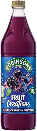 Robinsons Rich Blackberry & Blueberry Fruit Squash, 1L