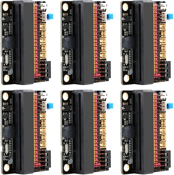 3X Micro-Bit Expansion Board IOBIT V2.0 Breakout Adapter Shield with Buzzer for Micro-Bit Kids'S Python Programming