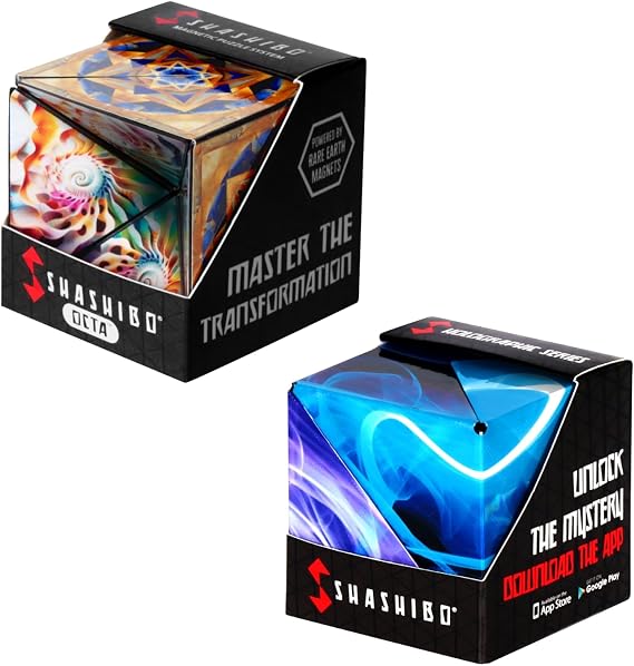 Shashibo Plus Octa Cube - Shape Shifting Box - Bundle of 2