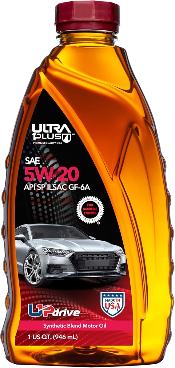 SAE 5W-20 Synthetic Blend Motor Oil API SP ILSAC GF-6A 1 Quart