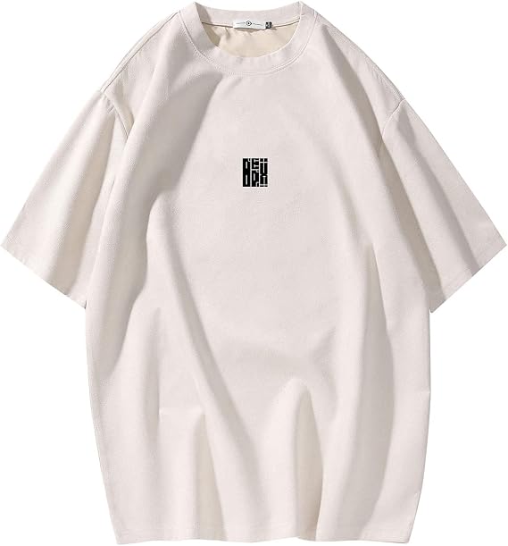 Men T Shirt Streetwear Harajuku Tops Short Sleeve Crewneck T-Shirt