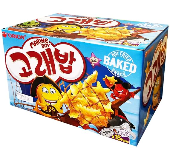 Orion Baked Marine Boy Sea Creatures Shaped Sharing Box , 1 Pack (Seaweed Gift Box)
