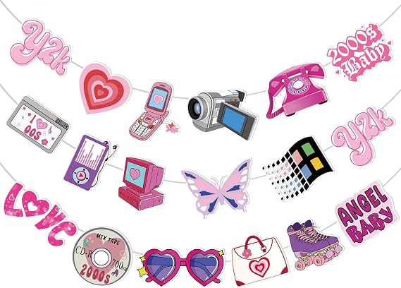 Y2k Decor - 2000s Party Decorations Y2k Party Decorations Y2k Birthday Decorations Early 2000s Banner