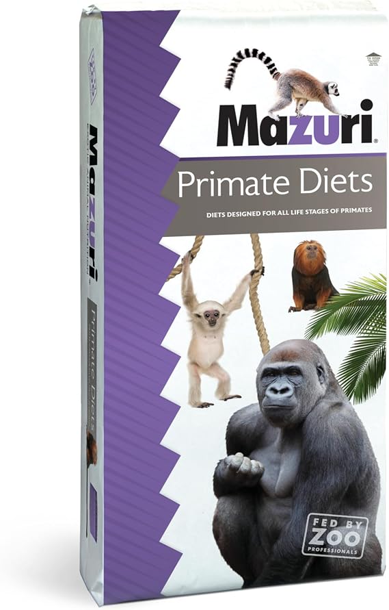 Mazuri Leaf-Eater Primate Diet - Biscuit | 25 Pound (25 LB) Bag