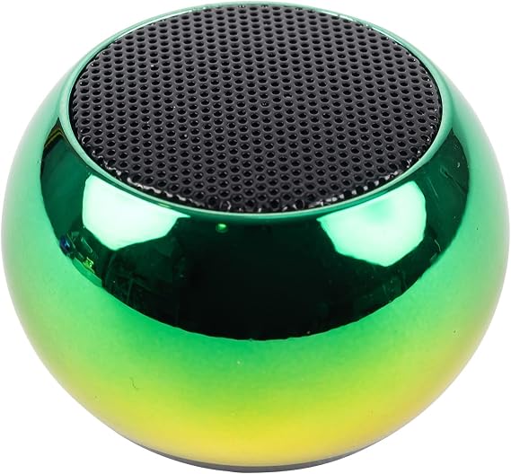 Mad Man Micro Blaster Wireless Bluetooth Speaker - Immersive Surround Sound, Dual Speaker Pairing, Compact Design, Rich Bass and Crystal Clear Audio, Long Battery Life (Green)