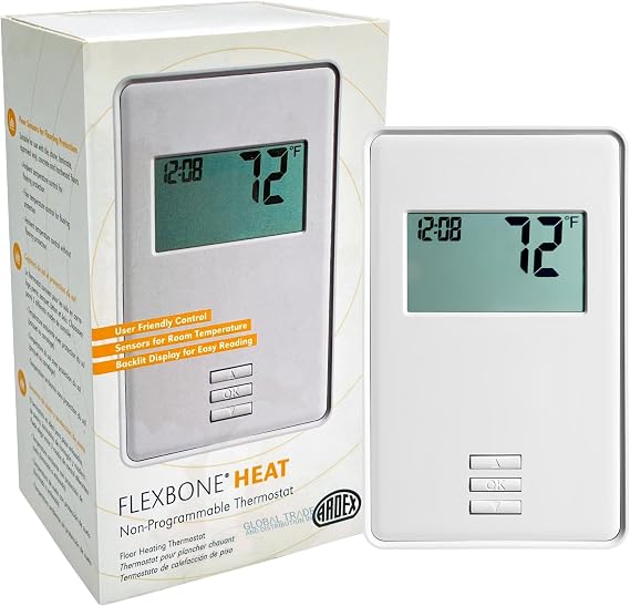 ARDEX FLEXBONE UH 932 Digital Non-Programmable Radiant Floor Heating Thermostat for The Heated Floors 120V/240V