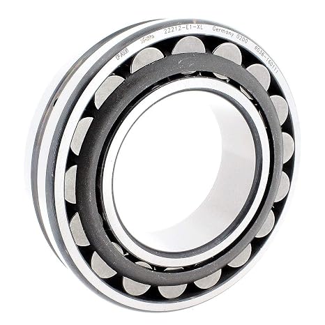 FAG 222120 Spherical Roller Bearing, Straight Bore, Steel Cage, Normal Clearance, Metric, 60mm ID, 110mm OD, 28mm Width