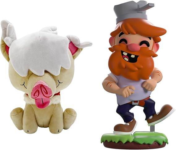 Youtooz Plants vs. Zombies Crazy Dave 4.6" Vinyl Figure & Twister 9" Sunflower Plush Official PVZ Collectibles for Fans, Gamers & Pop Culture Displays