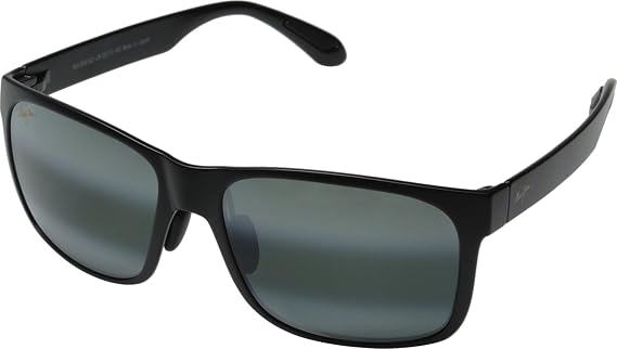 Maui Jim Polarized Men's and Women's Red Sands Rectangular Sunglasses