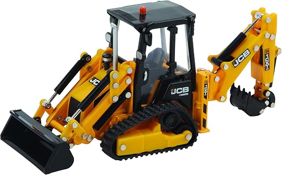 Britains JCB Farm Tomy Toys, Tracked Backhoe Loader, 1:32 JCB 1CXT Truck, Collectable Tractor Toy,1:32 Scale Farm Toys, Suitable for Collectors and Kids, 3 year plus