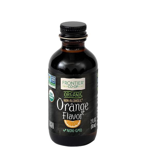 Frontier Organic Orange Flavor, 2 Fl Oz