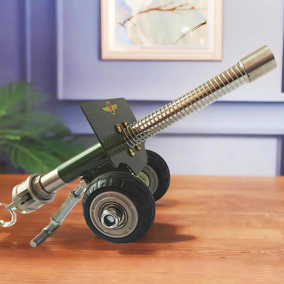 Mini Artillery Cannon Firecracker that Shoots Fire Crackers Launcher Can Cannons that Fire Black Powder Firework Cannon 304 Stainless Steel Model Small Desktop Ornament