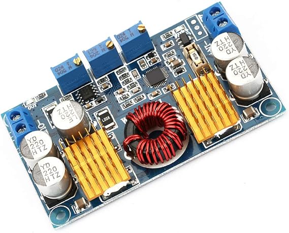 LTC3780 Automatic Step Up Down Regulator Module for Power Supply and Charging, Power Board 5A-32V, Ideal for DIY Enthusiasts and Electronic Hobbyists