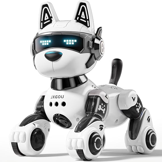 Remote Control Robot Dog for Kids,Toy Dogs for Kids Age 3 4 5 6 7 8,Kids Robot with Voice Control Commands and Touch Sensing,Idea Birthday Gift for 5-7 6-8 Year Old Boys Girls