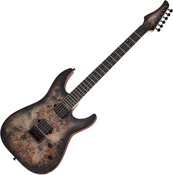 Schecter C-6 Pro Elektro Gitar (Charcoal Burst)