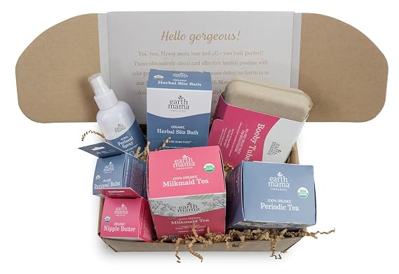 Earth Mama - Postpartum Recovery Collection, 7-Piece Gift Set