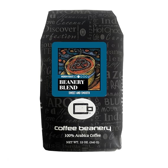 Beanery Blend Specialty Coffee | 1 Bag of 12oz. Coffee (Very Fine) | Light-Medium Roast