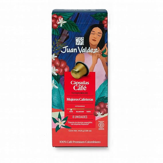 Juan Valdez Mujeres Cafeteras Nespresso Pods - 8 count