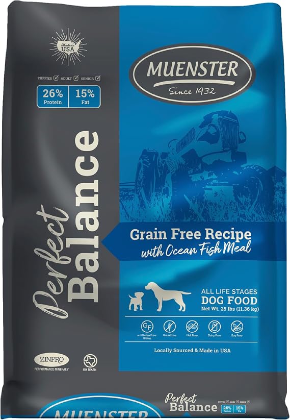 Perfect Balance Grain Free Ocean Fish Dry Dog Food, 25lb