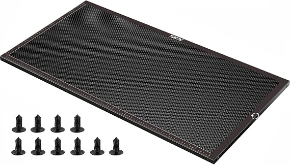SKOUPHY Honeycomb Panel with Fixing Pins, 935 * 440 * 22mm for XTool P3 and Other Laser Engraver Within Size, High Temperature Resistant P3 Cutting Bed for Clean Edges