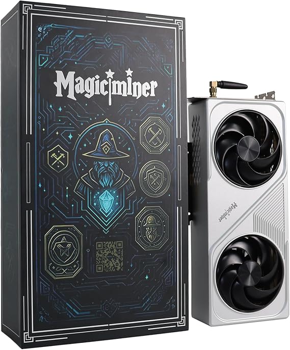 Magicminer BG02 ASIC Miner 7.2TH/s SHA-256, Silent ASIC Miner and Crypto Miner, 150W Quiet Crypto Miner for Home and Office Use